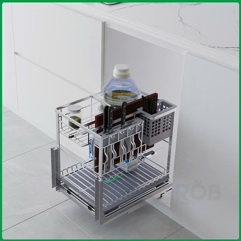 Kệ đựng dao thớt mix oval SUS304 Grob GCO304-40