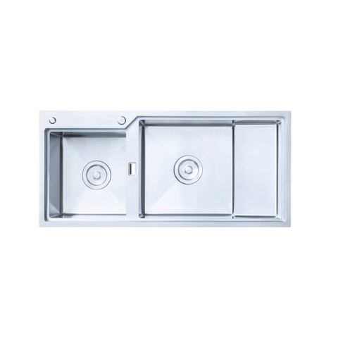CHẬU RỬA BÁT 2 HỐ NOBINOX RAZIA NJ577