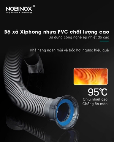 CHẬU RỬA BÁT 2 HỐ NOBINOX LIKEN NL700
