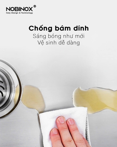 CHẬU RỬA BÁT 2 HỐ NOBINOX LIKEN NL700
