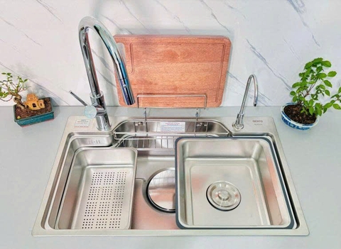 Chậu Rửa Bát GENTO: GT04 – 7848 Premium