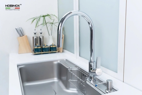 VÒI RỬA BÁT DÂY RÚT NOBINOX LOFT NX533