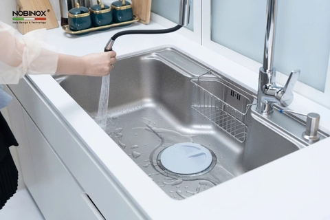 VÒI RỬA BÁT DÂY RÚT NOBINOX LOFT NX533