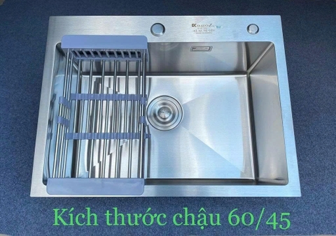 Chậu Rửa Chén Bát 1 Hố 40x45 Inox 304
