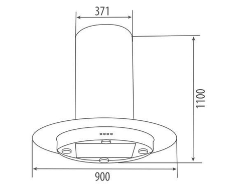 Máy hút khử mùi treo độc lập Canzy CZ 350C