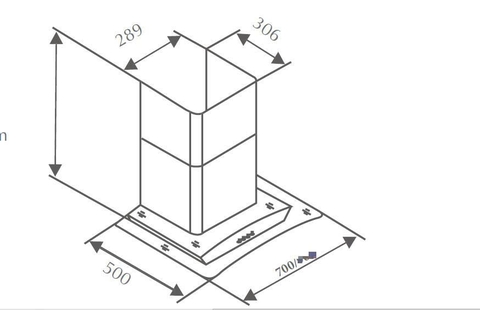 Máy hút mùi kính cong Canzy CZ 3870Q