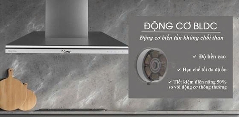 Máy hút mùi chữ T Canzy CZ HE90BK