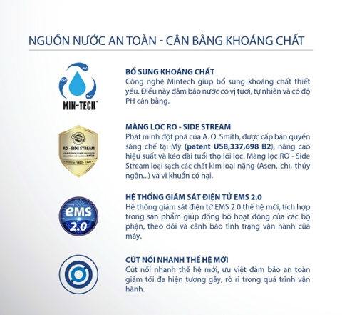 Máy lọc nước A. O. Smith E3