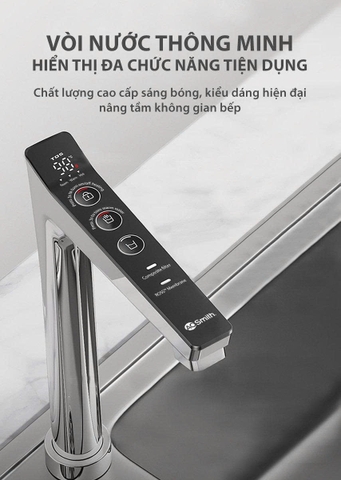 Máy Lọc Nước Đặt Gầm Công Suất Lớn A. O. Smith ROSS™ LUX-AOU800HOT