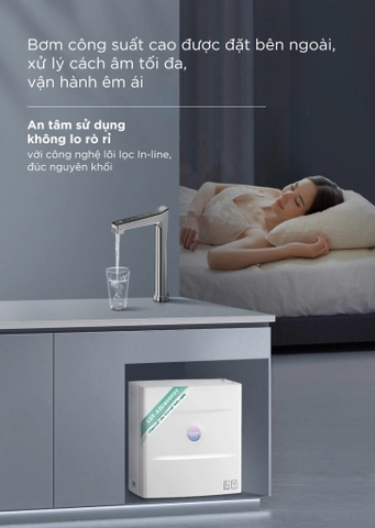 Máy Lọc Nước Đặt Gầm Công Suất Lớn A. O. Smith ROSS™ LUX-AOU800HOT