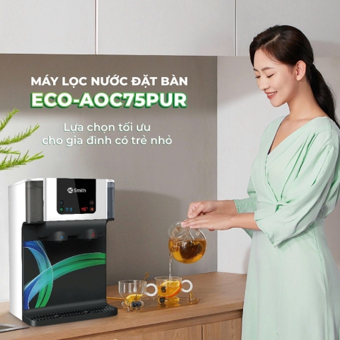 Máy Lọc Nước Đặt Bàn A. O. Smith ROSS™ ECO-AOC75PUR