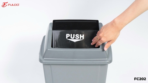 THÙNG RÁC ĐÔI GẮN CÁNH RAY GIẢM CHẤN FULCO FC202