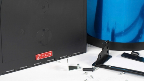 Thùng rác inox gắn cánh 12L FULCO FC40