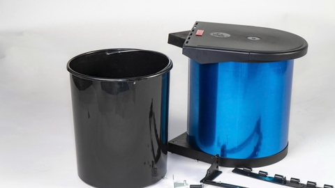 Thùng rác inox gắn cánh 12L FULCO FC40