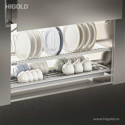 Giá đựng bát đĩa cố định 2 tầng Higold  401152w 800mm