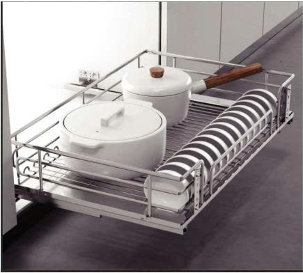 Giá xoong nồi tủ dưới nan Oval Canzy CZO-6002-900