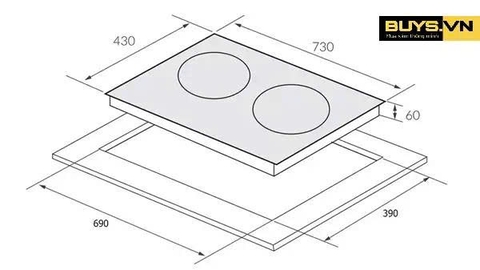Bếp từ đôi Canzy CZ MLDB88I
