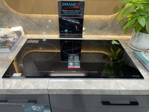 Bếp từ  3 vùng nấu GrandX GX IH738Lux