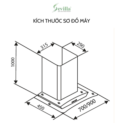 Máy hút mùi Sevilla SV 770