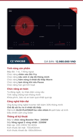 Bếp Từ Canzy CZ VNH268