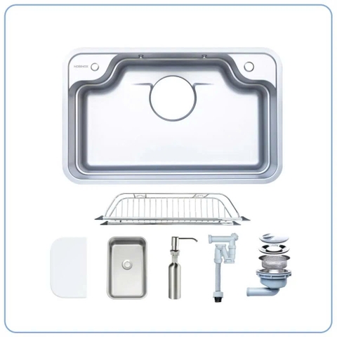 CHẬU RỬA BÁT 1 HỐ NOBINOX LIKEN NL790D