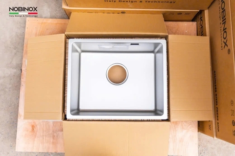 CHẬU RỬA BÁT 1 HỐ NOBINOX LISA NN545S