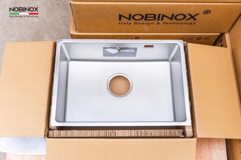 CHẬU RỬA BÁT 1 HỐ NOBINOX LISA NN645S