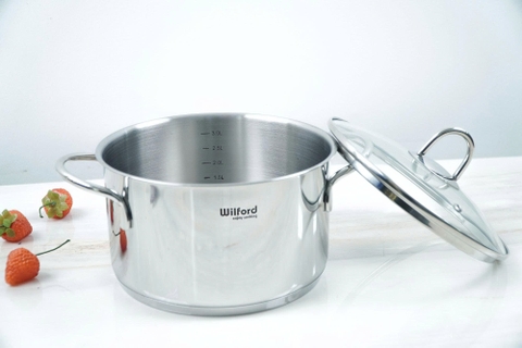 Bộ nồi inox 7 món Chefs Wilford WF7Plus cao cấp