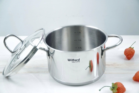 Bộ nồi inox 7 món Chefs Wilford WF7Plus cao cấp