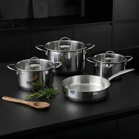 BỘ NỒI CHẢO 4 MÓN NOBINOX PLANUM NX800