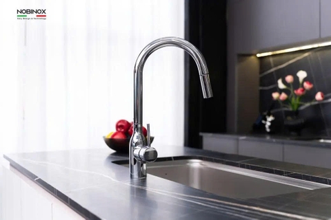 VÒI RỬA BÁT DÂY RÚT NOBINOX AQUA NX660N