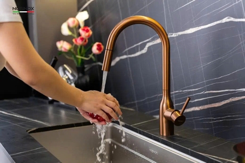 VÒI RỬA BÁT DÂY RÚT NOBINOX AQUA NX662T