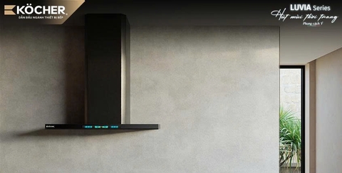 Máy hút mùi Kocher LUVIA Black 90cm