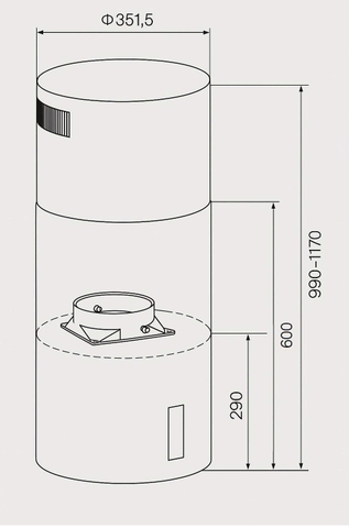 Máy hút mùi Kocher Serena CXW 188BL