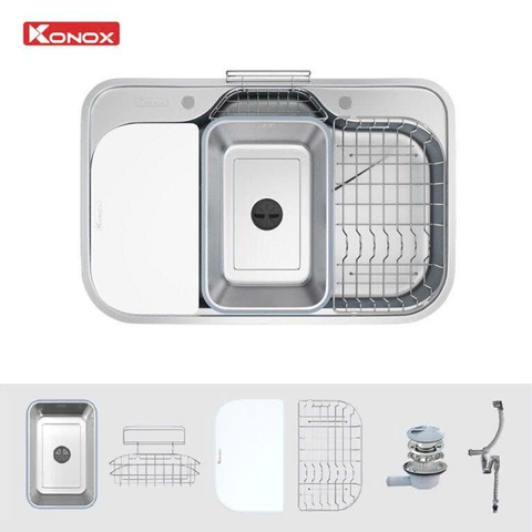 Chậu rửa bát phong cách Nhật chống xước Tari Smart 7851