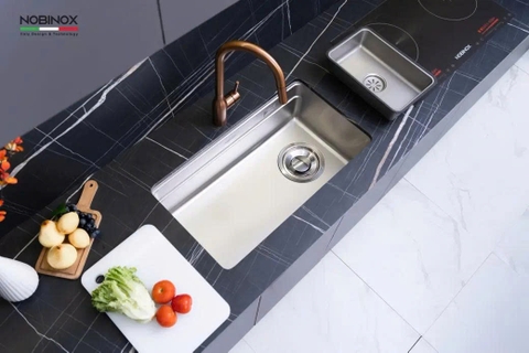 CHẬU RỬA BÁT 1 HỐ NOBINOX ARVO V676