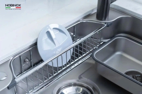CHẬU RỬA BÁT 1 HỐ NOBINOX ARVO B275