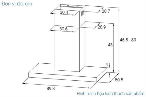 Máy hút mùi áp tường Panasonic FV-TX9ADSYUE