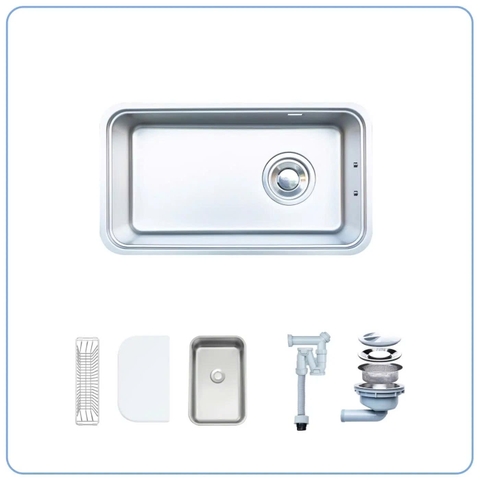 CHẬU RỬA BÁT 1 HỐ NOBINOX NOVA A282M
