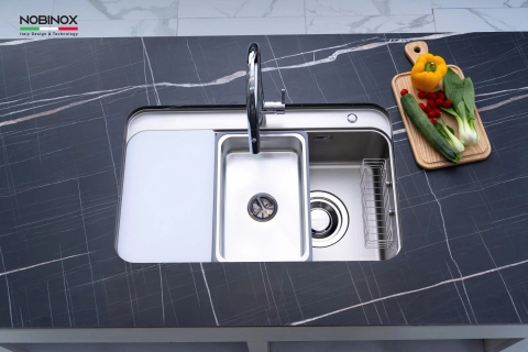 CHẬU RỬA BÁT 1 HỐ NOBINOX MONO VA207