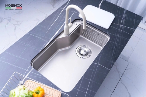 CHẬU RỬA BÁT 1 HỐ NOBINOX NOVA A182