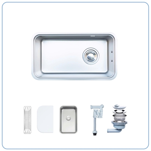 CHẬU RỬA BÁT 1 HỐ NOBINOX MONO VA203M
