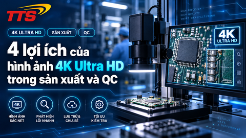 4 lợi ích của hình ảnh 4K Ultra HD trong sản xuất và QC