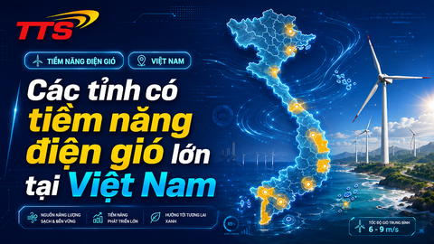 Các tỉnh có tiềm năng điện gió lớn tại Việt Nam
