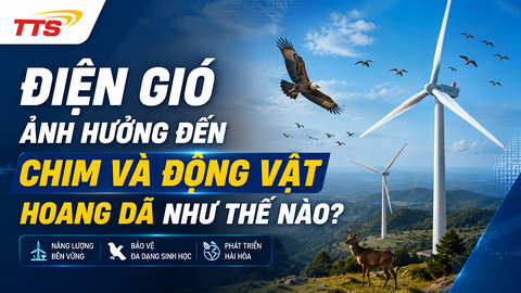 Điện gió ảnh hưởng đến chim và động vật hoang dã như thế nào?