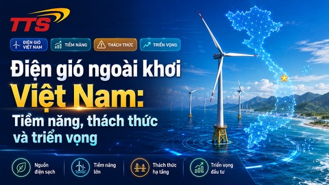 Điện gió ngoài khơi Việt Nam: Tiềm năng, thách thức và triển vọng