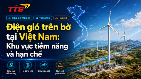 Điện gió trên bờ tại Việt Nam: Khu vực tiềm năng và hạn chế