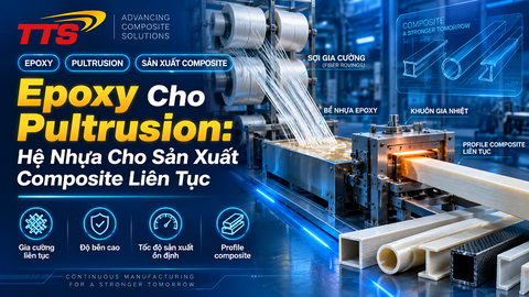 Epoxy Cho Pultrusion: Hệ Nhựa Cho Sản Xuất Composite Liên Tục