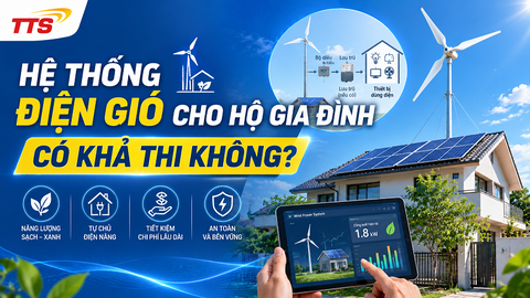 Hệ thống điện gió cho hộ gia đình: Có khả thi không?
