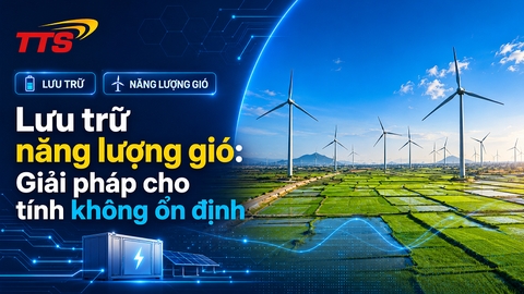 Lưu trữ năng lượng gió: Giải pháp cho tính không ổn định